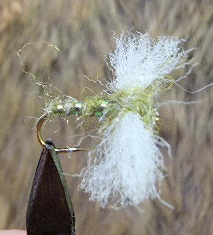 Olive Poly Wing Spinner