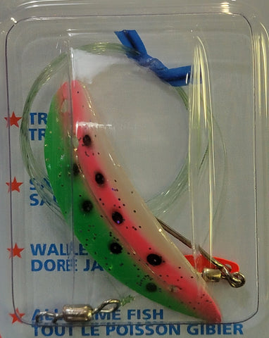 fishing apex lures Hot Spot Trout Killer Flame Orange with Black Dot / 1" Tied to hold the Kokanee after the initial take Hot Spot Apex Salmon Killer