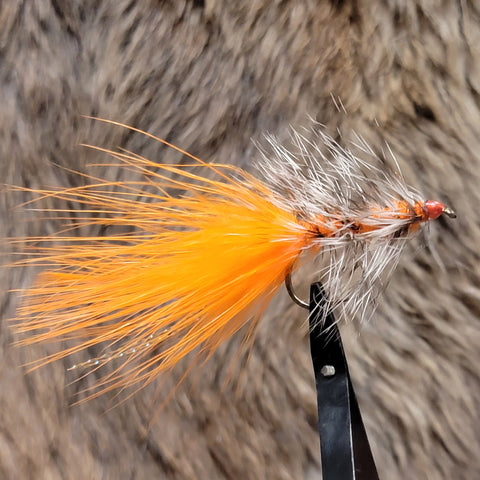 Woolly Bugger Orange Grizzly