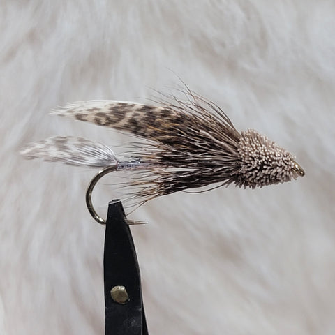 Natural Muddler Streamer with Silver Body