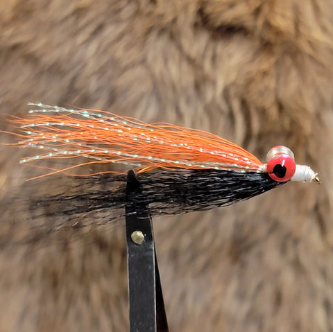 Clouser Minnow - Orange/Black