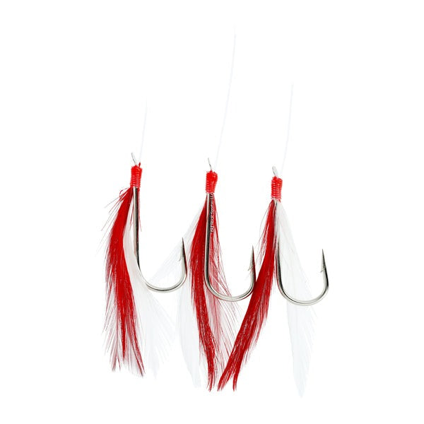 Macrel Feathering Rig Mackerel Feather Bait Rig – Hunted Treasures