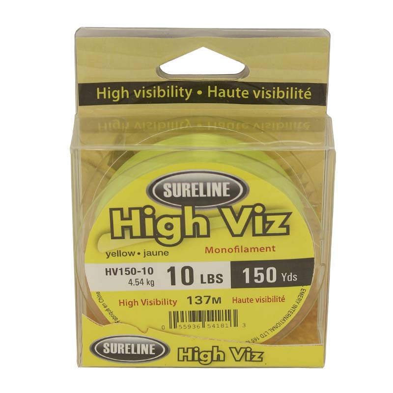 Sureline High Viz Monofilament Line 8lbs 150yds