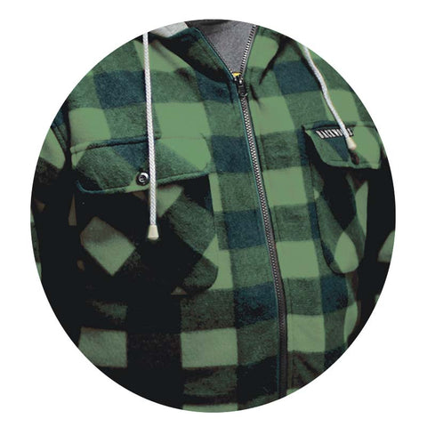 Lumberjack Sherpa Jacket - Green