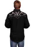 Floral Yoke Embroidery Shirt