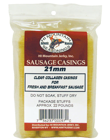 Breakfast Sausage Casings, 21mm