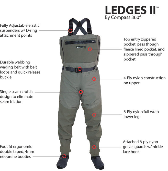 Ledges II™ Stockingfoot Waders – Hunted Treasures