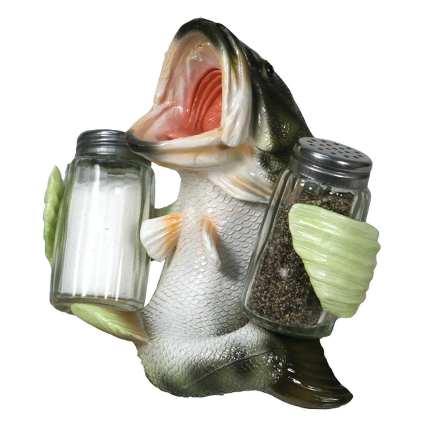 Salt and Pepper Shakers - Bass – Hunted Treasures