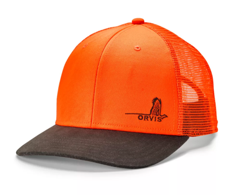 Mesh Back Waxed Brim Hat