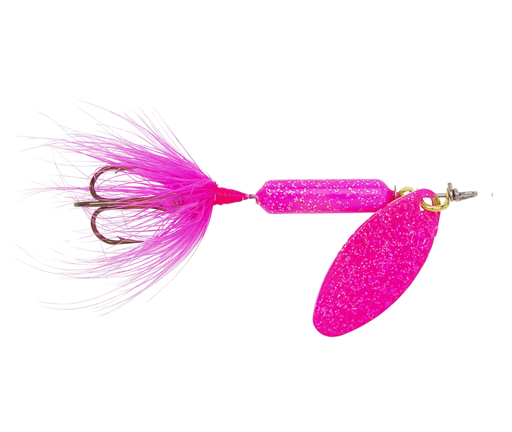 Wordens Rooster Tail InLine Spinner, 2 14, 18 Oz Single Hook, Salmon Fly  S208-SF