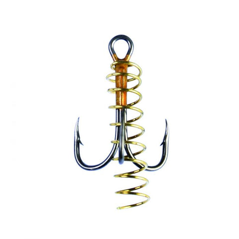 Soft Bait Treble Hook With Spring