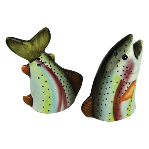 Trout Salt and Pepper Shaker Set