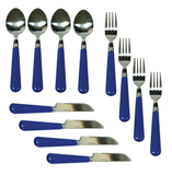 Deluxe 24-Piece Enamel Tableware Set
